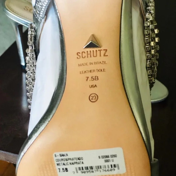 NIB SCHUTZ Sonia crystal fringe slide sandal - Picture 4 of 6